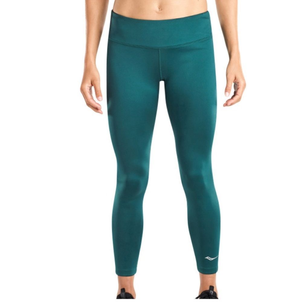 Saucony SCOOT CROP 2.0 - WOMEN'S Leggings Emerald Green Size Small